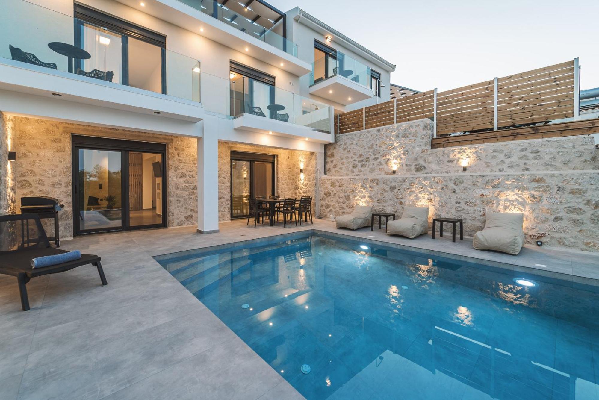 Nemesis Luxury Villas Apolpaina Bagian luar foto