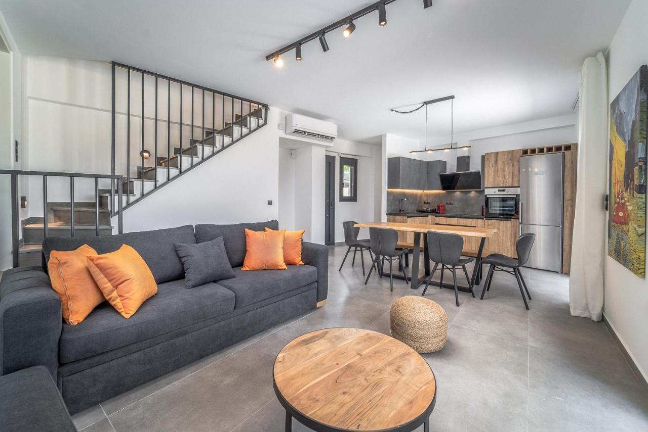 Nemesis Luxury Villas Apolpaina Bagian luar foto