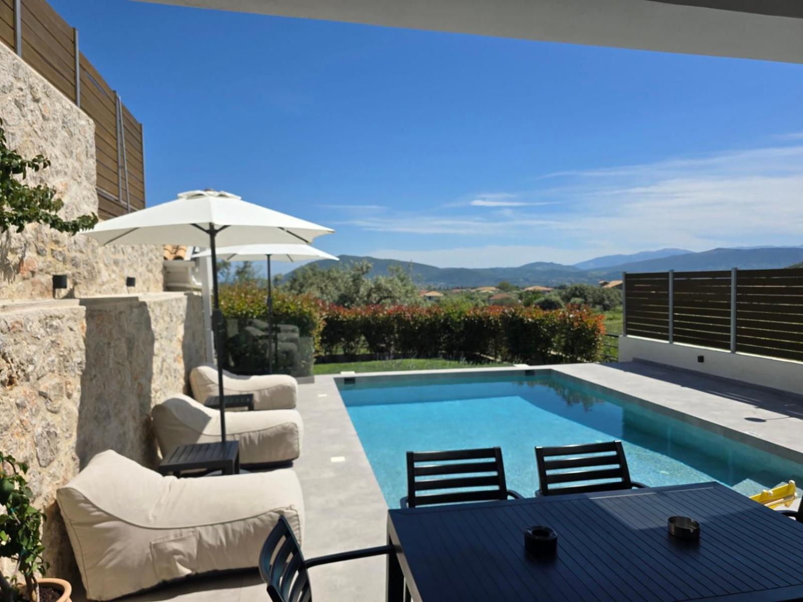 Nemesis Luxury Villas Apolpaina Bagian luar foto